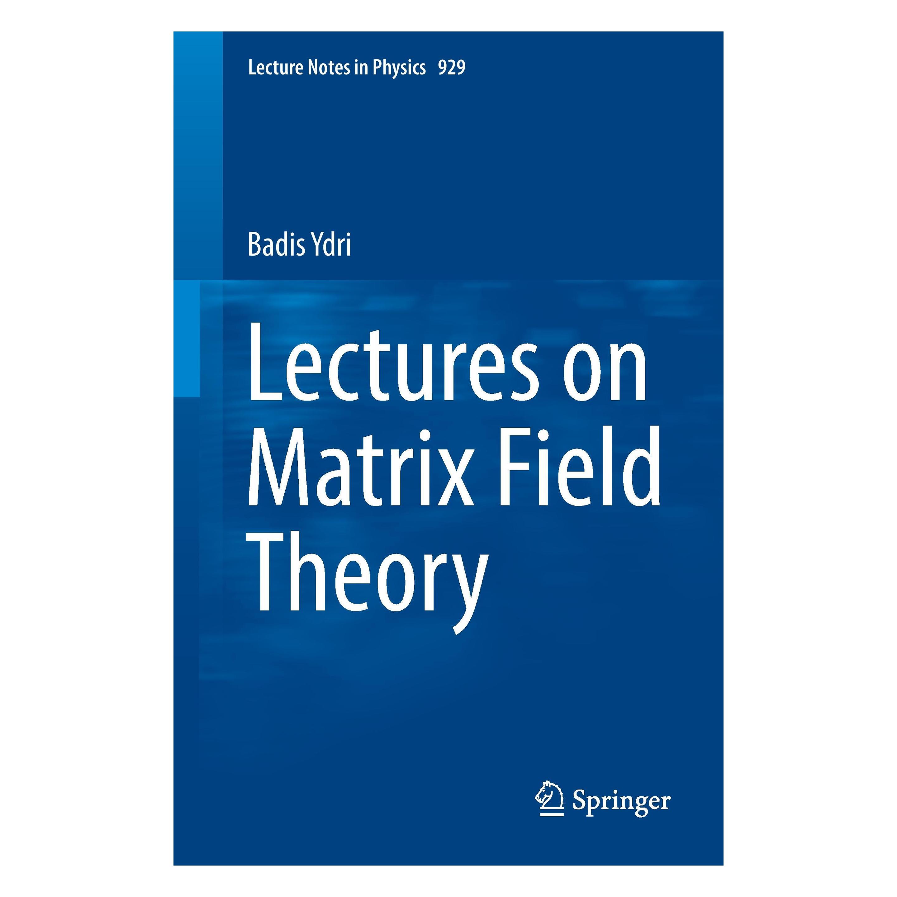 Springer Lectures on Matrix Field Theory (Englisch, Softcover, Badis Ydri) (25373619)