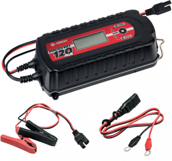 Helvi Discovery 120 Plus - Batterieladegerät und automatisches Erhaltungsladegerät 12/24V