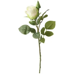 Rose   ¦ creme ¦ Kunststoff,Eisen ¦ Maße (cm): H: 37