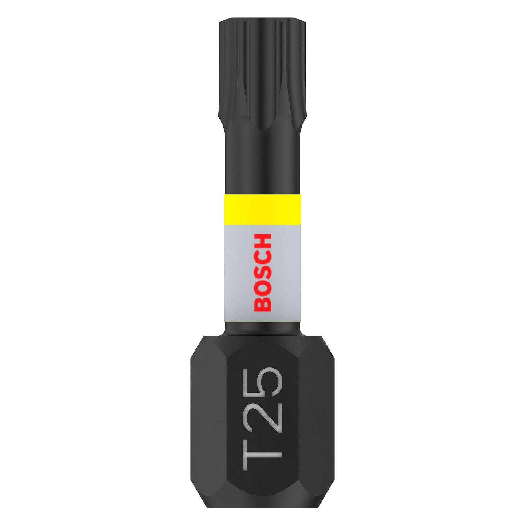 Bosch Professional Zubehör PRO Torx Impact Bit, T25, 25 mm, 2-tlg. (2608522475)