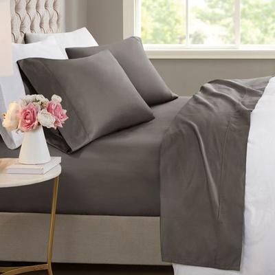 Jla Home/Bed Blissful Sheet Set, King, Charcoal
