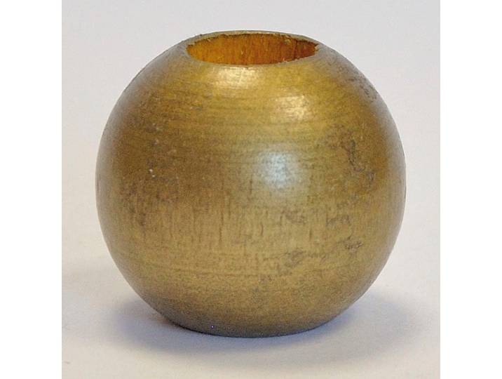Gardinenbefestigungen Ersatzteile KUTTI Holzkugel, Schlaufenkugel, Ø 25 mm Gr. 1, gold (goldfarben), Ø:25cm, Holzwerkstoff, Gardinenbefestigungen, Gardinenbefestigungen Ersatzteile, Deko für Raffrollos und Scheibengardinen