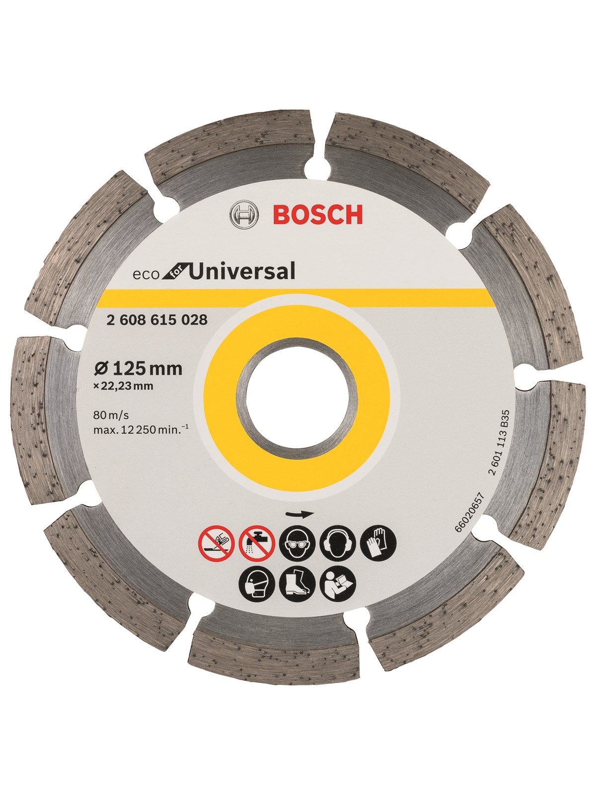 Bosch DIAMANTSKIVE 125X22.25MM ECO UNIVERSAL