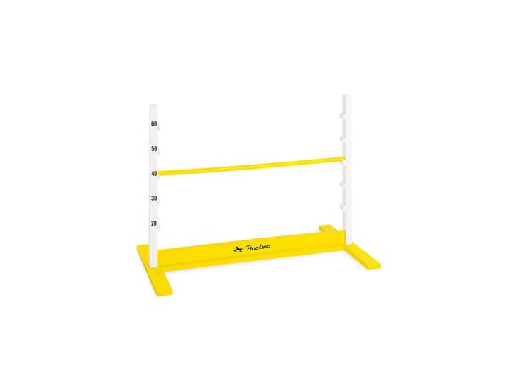 Pinolino Hindernisparcour Hoppe, Gelb, Holz, Tanne, 92x67x50 cm, Europäischer Sicherheitsstandard, Freizeit & Co, Gartenspielzeug, Sonstiges Gartenspielzeug