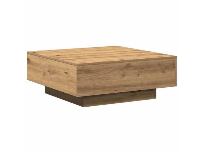 En Promotion Table basse(1 PC) - SHIELD - Support 30 kg - table du canapé - Chêne artisanal 80x80x31 cm T18439