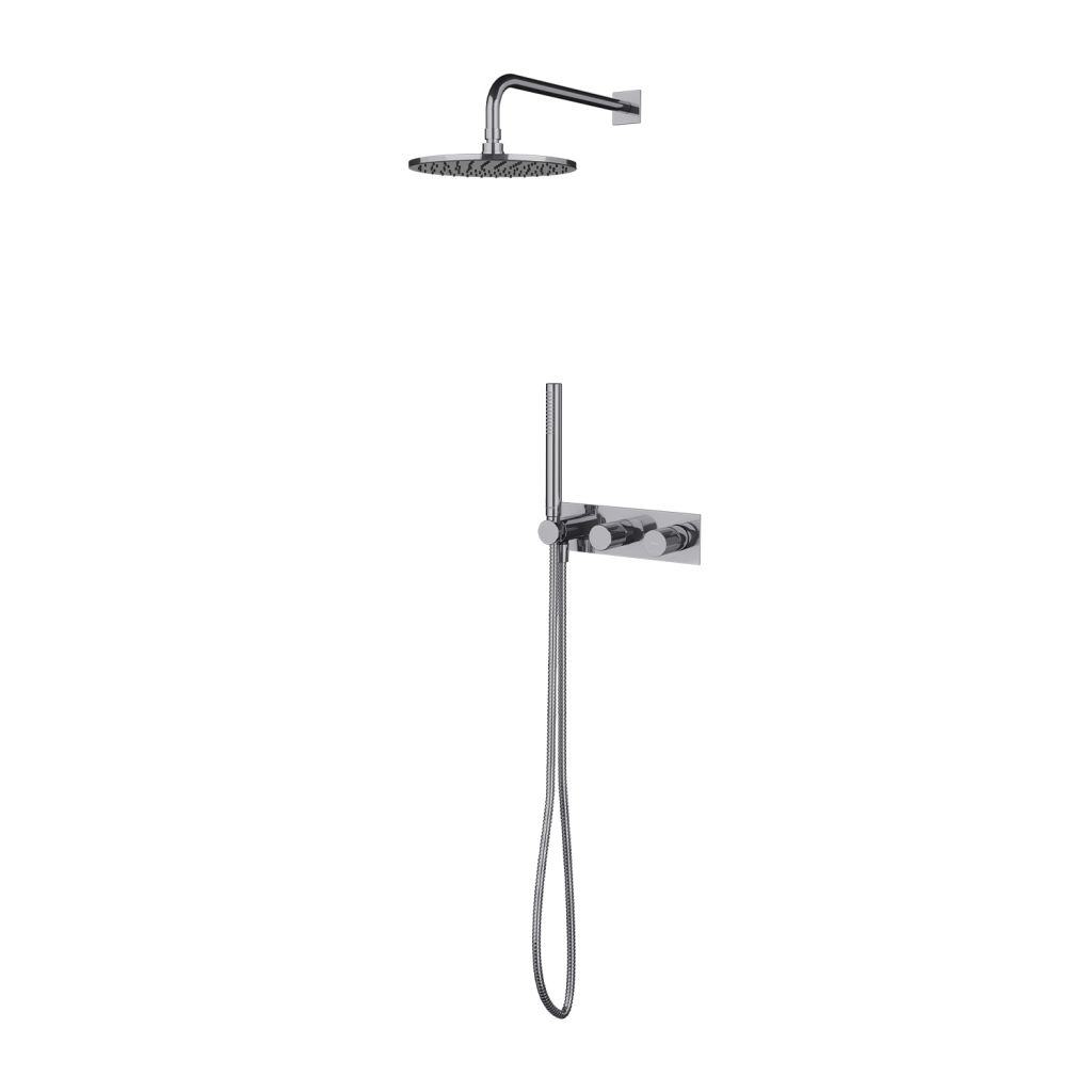 Omnires CONTOUR SYSCT10CR Unterputz-Duschset, Chrom