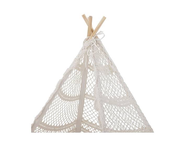 Kinder-Tipi Lumi – Naturfarbene Baumwolle - Natur - Luxusbetten24