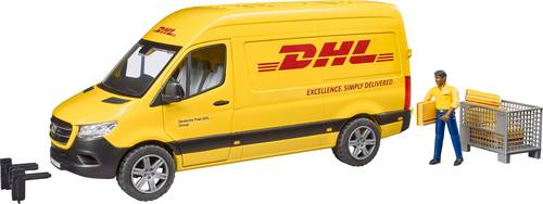 bruder Mercedes Benz Sprinter DHL mit Fahrer Fertigmodell Nutzfahrzeug Modell