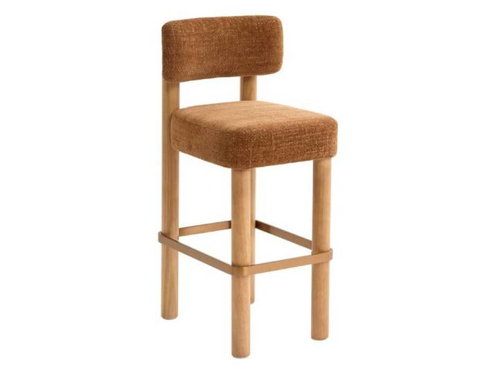 Tabouret de bar Noali carré H.104 5cm bronze - Atmosphera Créateur d'intérieur