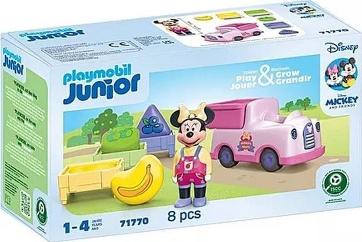 Playmobil Junior Disney Minnie met fruitkarretje 71770, 8 stuks