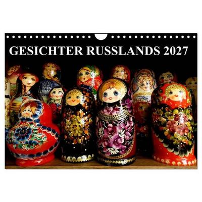 GESICHTER RUSSLANDS 2027 (Wandkalender 2027 DIN A4 quer), CALVENDO Monatskalender