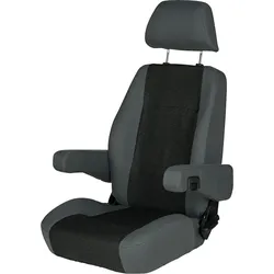Sportscraft Sitz S8.1Fahrer- und Beifahrersitz ohne Lordosenstütze Tavoc2 schwarz/grau