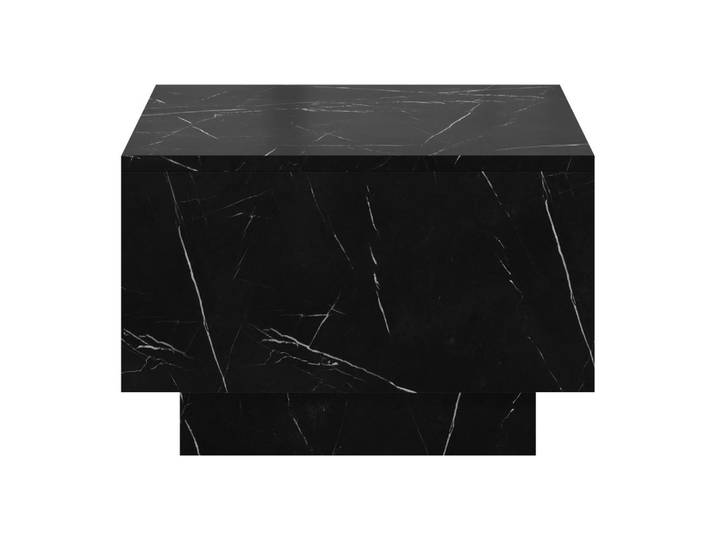 Mirjan24 Couchtisch Moon 60x60, Mehrfarbig, Marmor Optik, Quadratisch,Quadratisch, 60x40x60 cm, Wohnzimmer, Wohnzimmertische, Couchtische