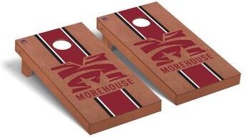 Skip's Garage Morehouse Maroon Tigers Rosewood Cornhole Board Set