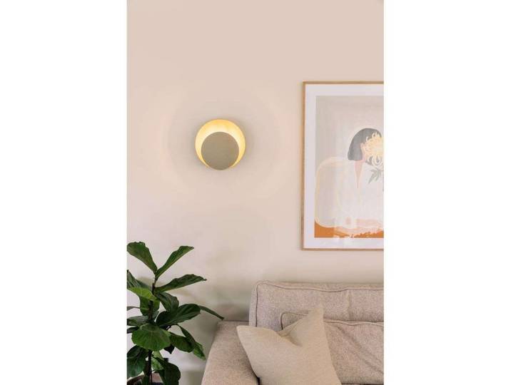 Orbit Wandleuchte Beige - Globen Lighting - Wohnzimmer - Design - Metall - Einflammig