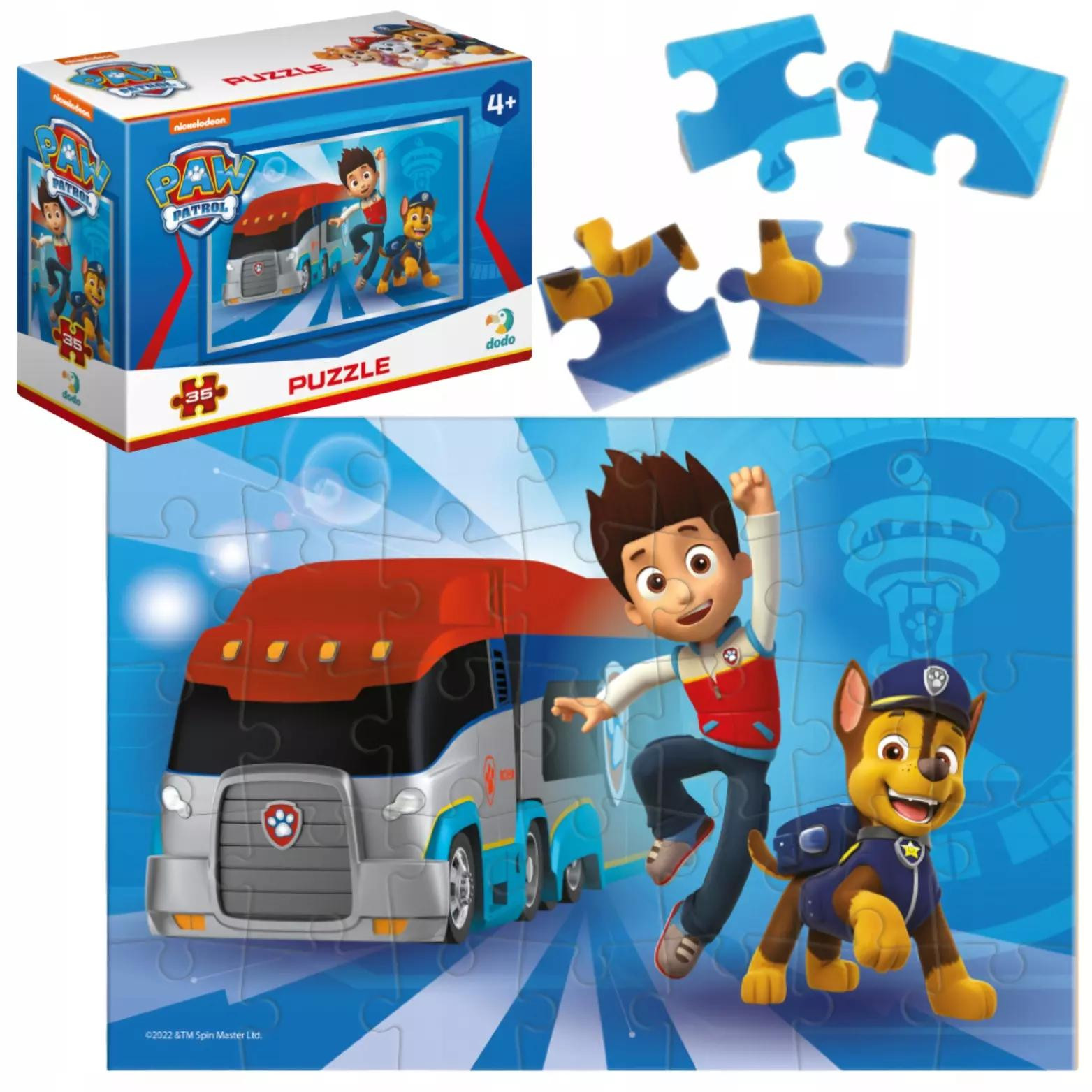 DoDo Paw Patrol Mini-puzzel voor kinderen, 35 stukjes