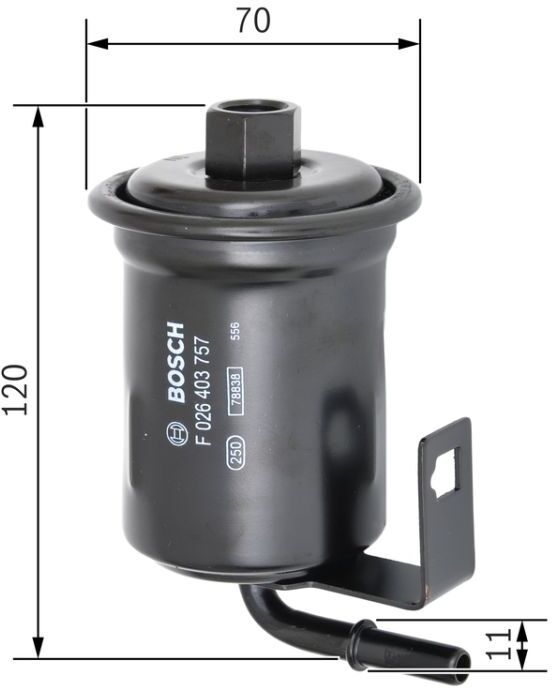 Kraftstofffilter BOSCH F 026 403 757