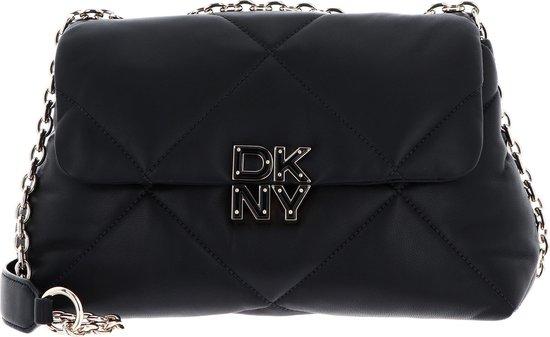 Dkny Milan Red Hook Schultertasche schwarz / Gold, 18x10x29 cm, Leder