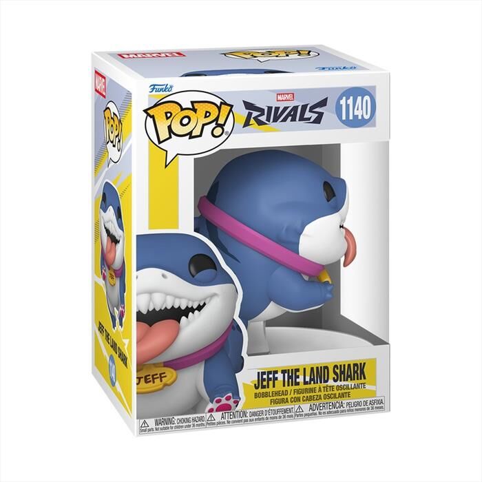 FUNKO Pop Games Marvel Rivals Jeff The Land Shark -88169, Multicolore
