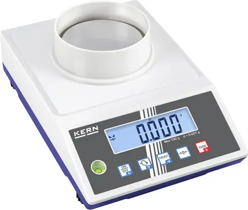 Kern PCB 300-3 Präzisionswaage Wägebereich (max.) 360g Ablesbarkeit 0.001g über Steckernetzteil, batteriebetrieben Grauweiß