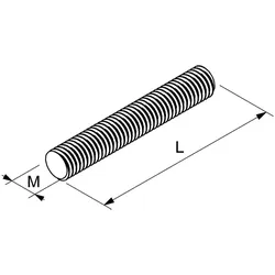 Gewindebolzen M6x20 VPE=200