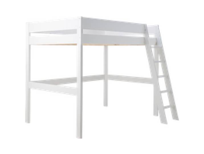 Lit mezzanine 140 x 190 cm bois massif avec bureau en option Timon