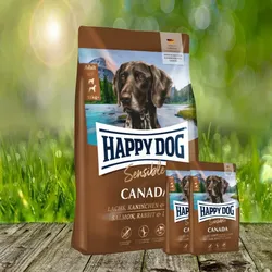 Sonderaktion - Happy Dog Supreme Sensible Canada 11 kg + 2 x 1 kg