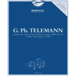 Concerto G-Dur TWV51:G9 (+CD) für Viola und Klavier Urtextausgabe, Fachbücher von Georg Philipp Telemann