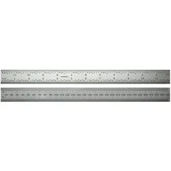 RS PRO, Lineal, Stahl Lineal, metrisch/zöllig 300mm x 25mm (30 cm, Stahl)