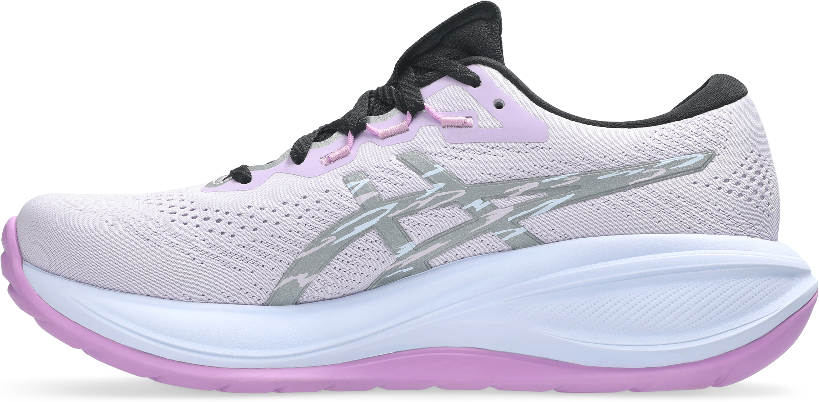 Laufschuh ASICS "GEL-CUMULUS 28 LITE-SHOW", Damen, Gr. 42, rosa (lite, show, lavender glow), Synthetik, Schuhe Laufschuh, mit reflektierenden Details lite, show, lavender glow 42