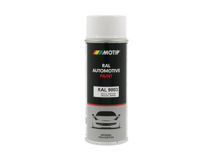 Motip Autospray Automotive Ral 9003 Glänzend 400ml
