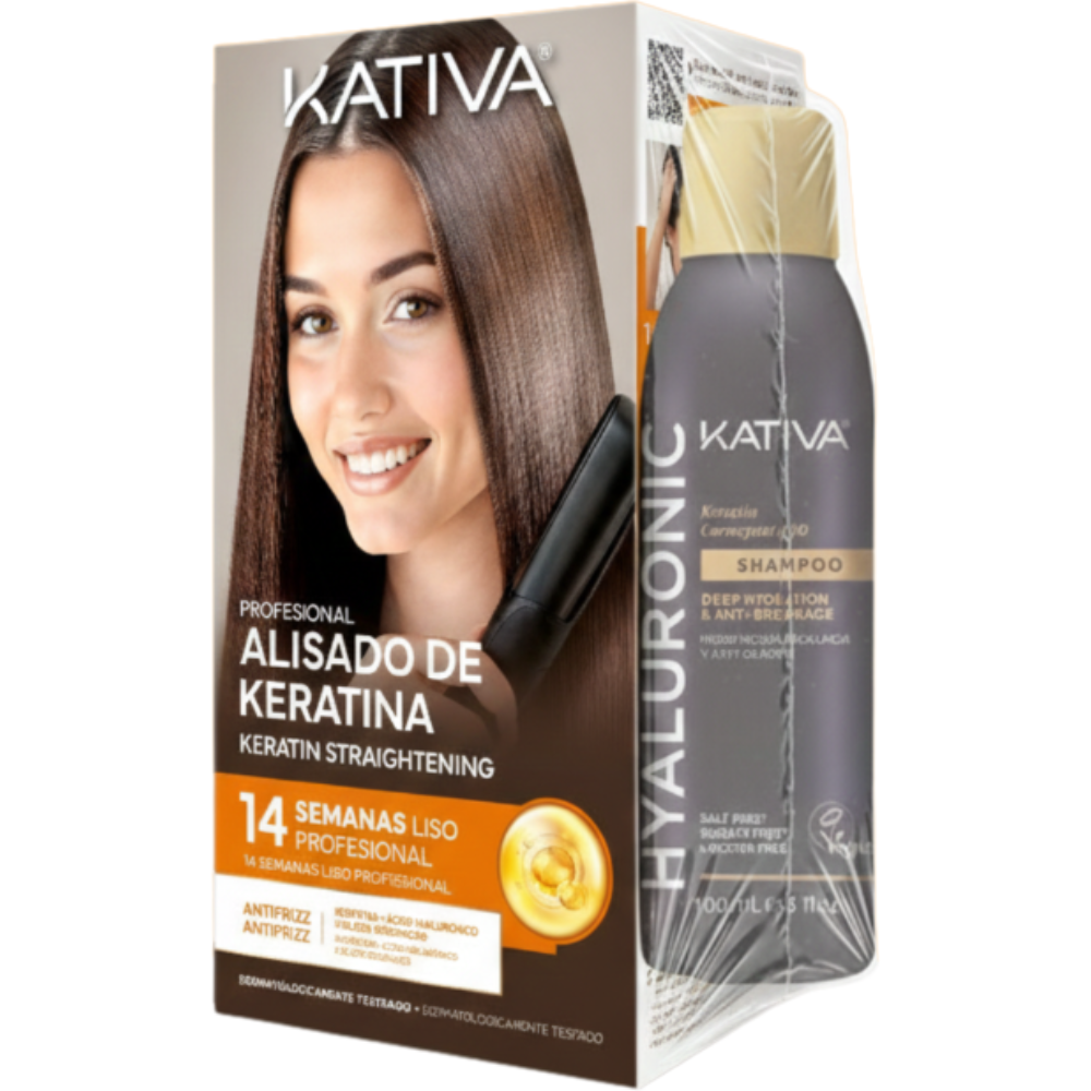 Kativa Keratin Straightening Professional Hair Kit