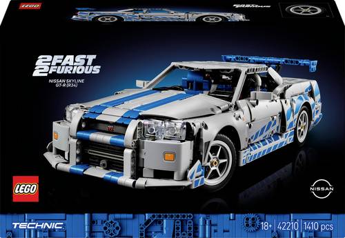 42210 LEGO TECHNIC 2 Fast 2 Furious Nissan Skyline GT-R (R34) Flitzer