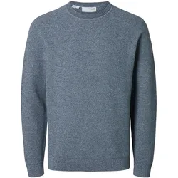 Selected Herren Rundhals Pullover SLHROSS - Regular Fit - 16094385 Black - L
