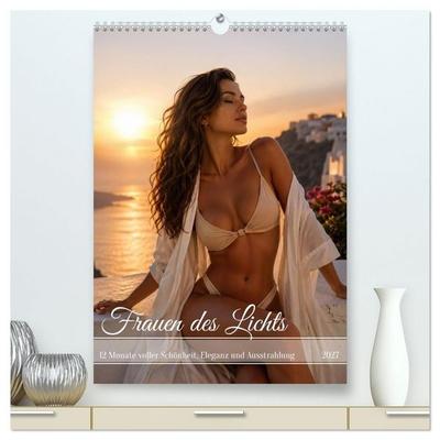 Frauen des Lichts - 12 Monate voller Schönheit, Eleganz und Ausstrahlung (hochwertiger Premium Wandkalender 2027 DIN A2 hoch), Kunstdruck in Hochglanz