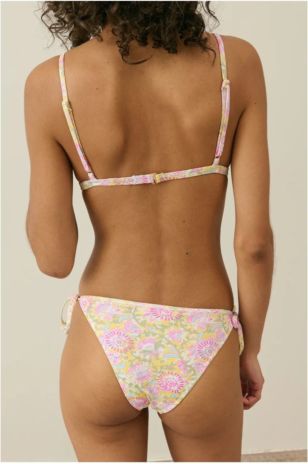 Louise Misha Bas de Maillot Lenora Fibres Recyclées - Collection Femme Jaune M