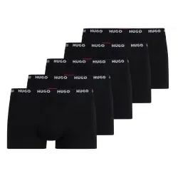 HUGO für Herren. 50493840 Packung mit 5 schwarzen Boxershorts (XXL), Heimtextilien, Baumwolle
