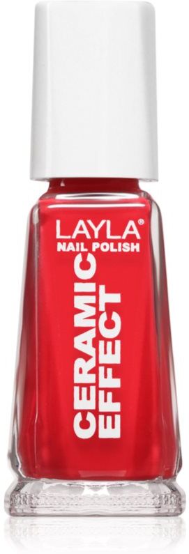 Layla Cosmetics Ceramic Effect nail polish shade N. 45 Coral Bay 10 ml