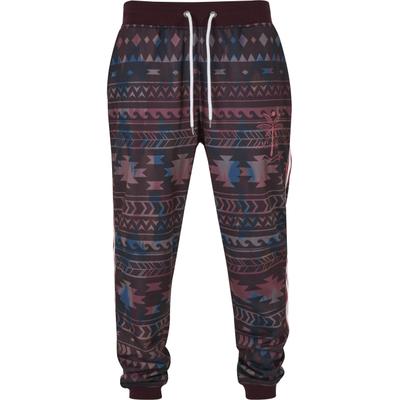 Stoffhose JUST RHYSE "Just Rhyse Herren Just Rhyse Pocosol Sweatpants", Herren, Gr. XXL, US-Größen, bunt (rot), 100% Polyester, normal, Hosen Stoffhose