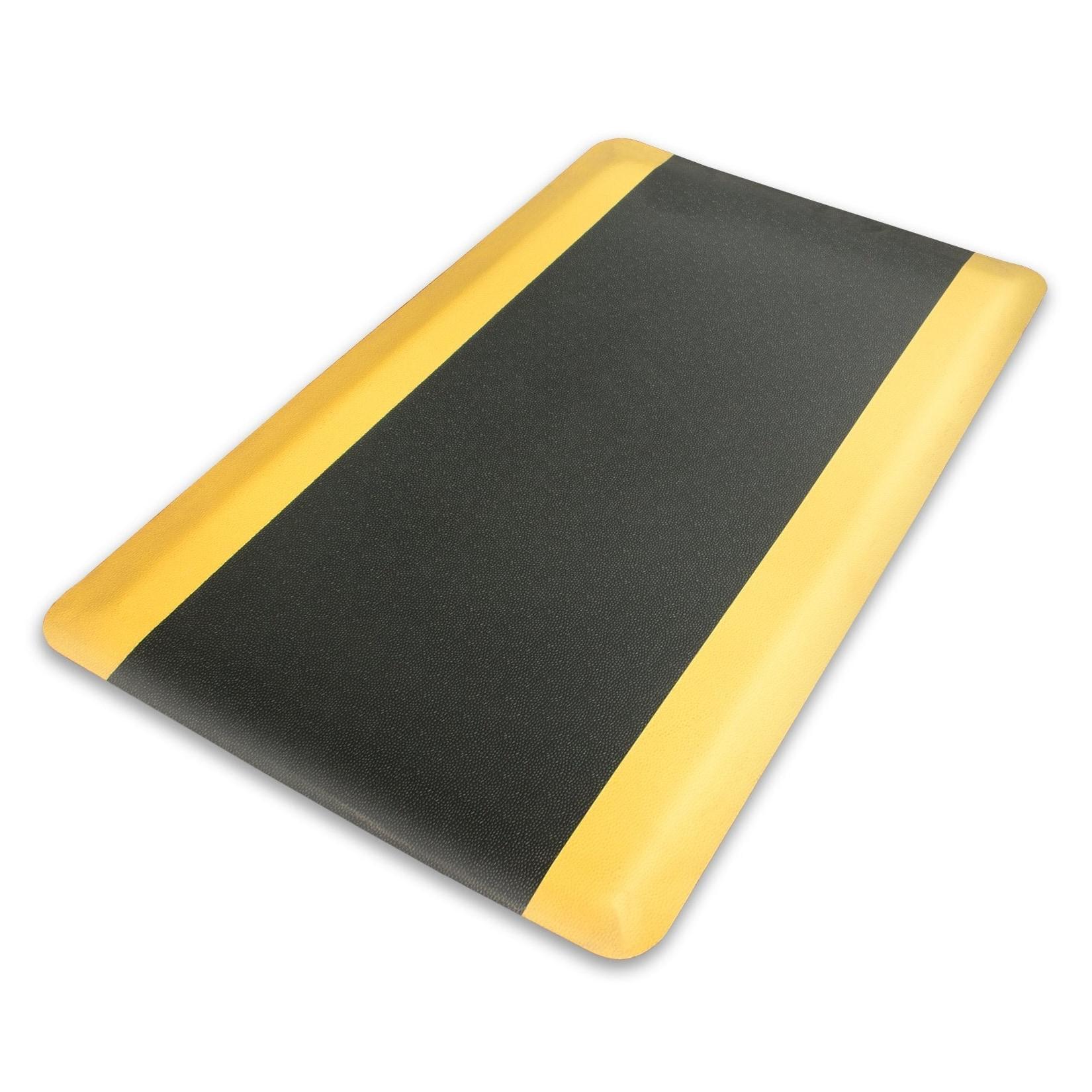 etm Anti-Ermüdungsmatte Soft-Tritt Schwarz-gelb