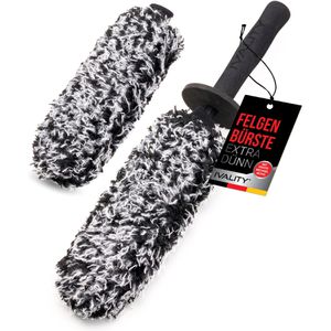 IVALITY Felgenbürste Mikrofaser Professionell, für Alu-, Chrom- und Stahlfelgen, Länge: 42 cm