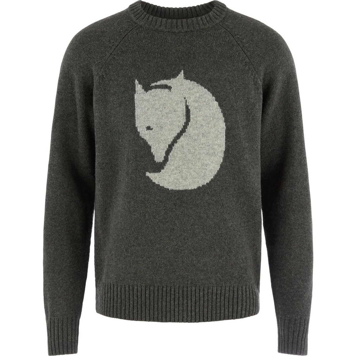 Fjällräven Logo Knit Sweater M deep forest (662) XL F12600351-662-XL