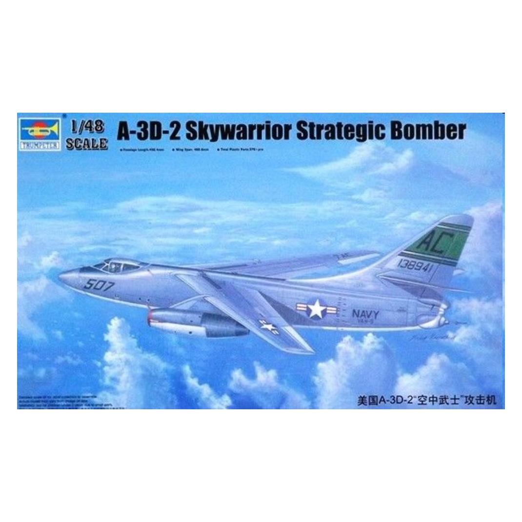 Trumpeter A-3D-2 Skywarrior Strategic Bomber (02868)