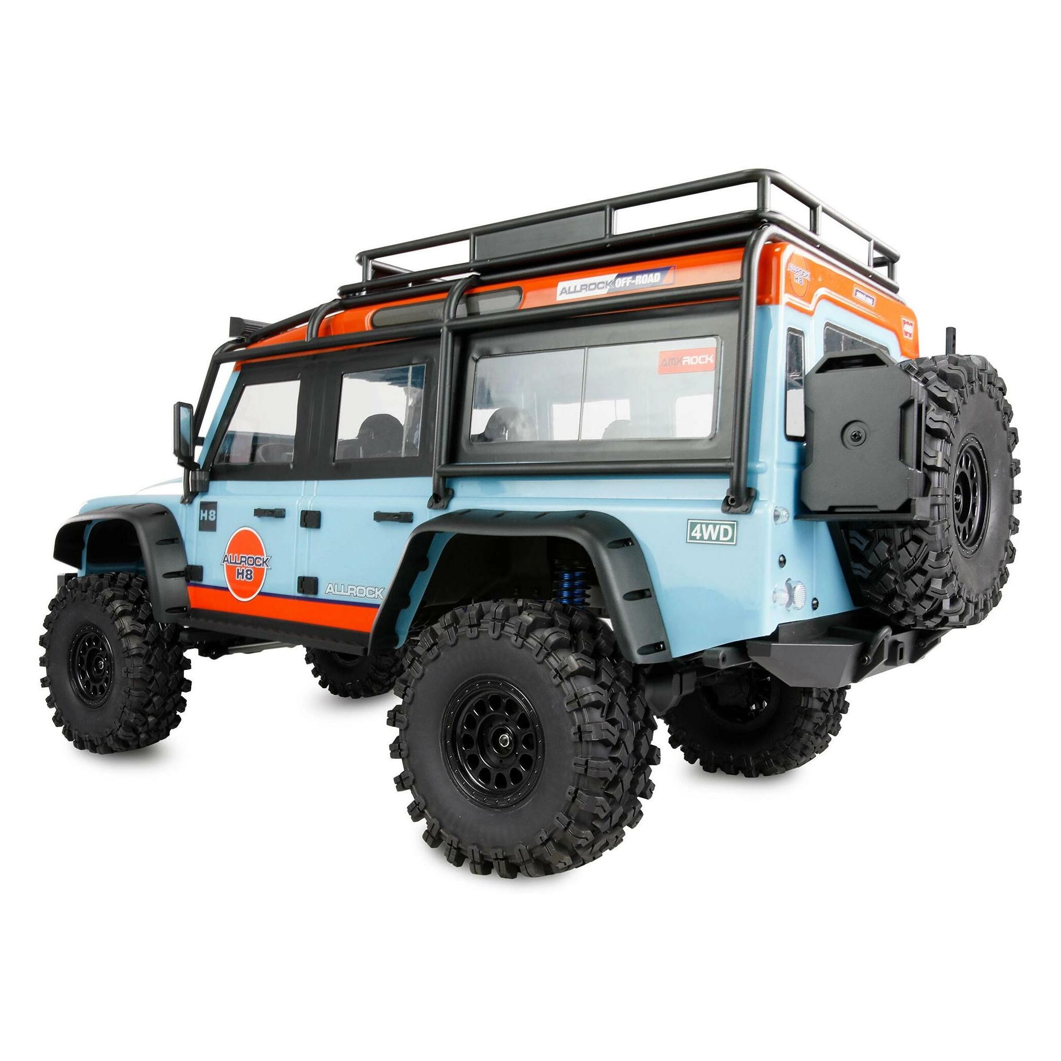 Amewi ALLRock H8 V2 Scale Crawler brushless 1:8 ARTR blau/orange (22765)