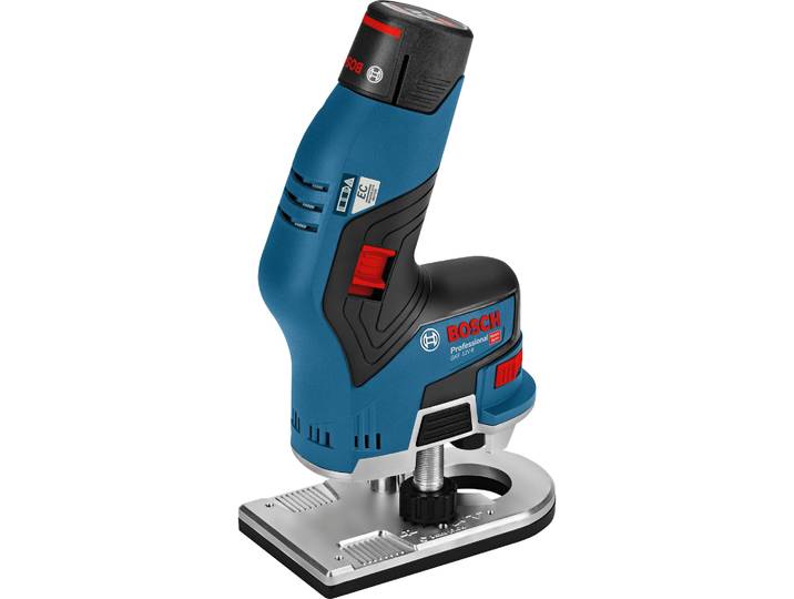 Akku-Kantenfräse GKF 12V-8, 2 x Akku GBA 12V 3.0Ah in L-BOXX
