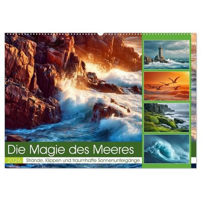 Die Magie des Meeres (Wandkalender 2026 DIN A2 quer), CALVENDO Monatskalender