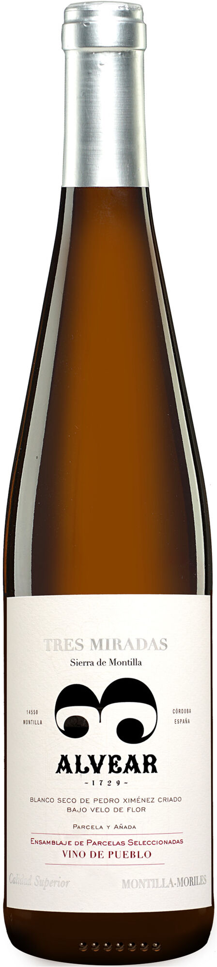 Alvear 3 Mirades Vino de Pueblo 2023 12.5% Vol. Weißwein Trocken aus Spanien