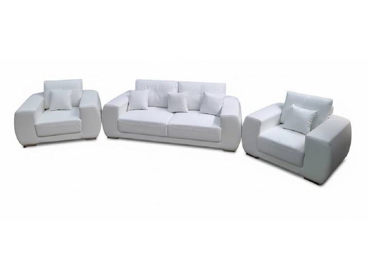 Xlmoebel Polstergarnitur Moderne Sofagarnitur aus Leder – Sofa Set 3+1+1 Sitzer Sofort, (3+1+1 Sitzer, 3-tlg., 3+1+1 Sitzer)