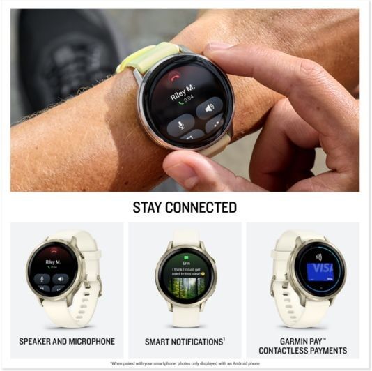 Garmin Venu 4 Smartwatch 41mm Lunar Gold