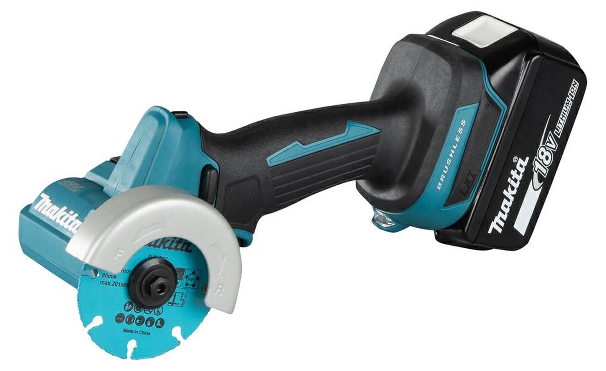 MAKITA Akku-Trennschleifer DMC300RTJ 18V 76mm mit BLDC-Motor